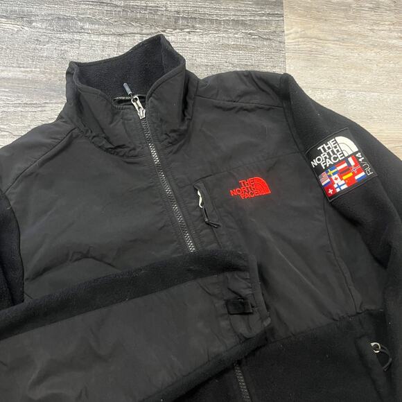 The North Face Jacket Polartec RU/14 Black Womens M Olympic Zip Up Denali Fleece - Picture 1 of 9